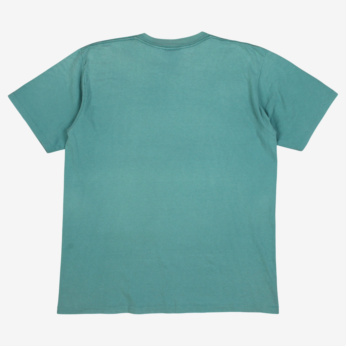Vintage Jansport Blank T-Shirt XL Mens Green USA Made Crew Neck Single Stitch