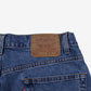 Vintage Levis 505 Denim Jorts 35 Mens 90s Blue Baggy Zip Fly Western
