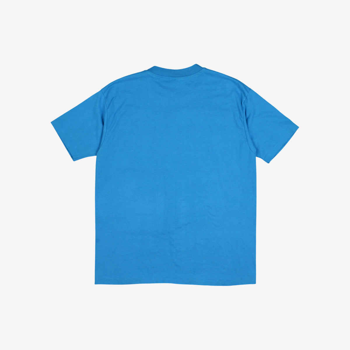 Vintage Hanes T-Shirt XL Mens Blue 90s Graphic USA Made Political Single Stitch