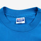 Vintage Hanes T-Shirt XL Mens Blue 90s Graphic USA Made Political Single Stitch