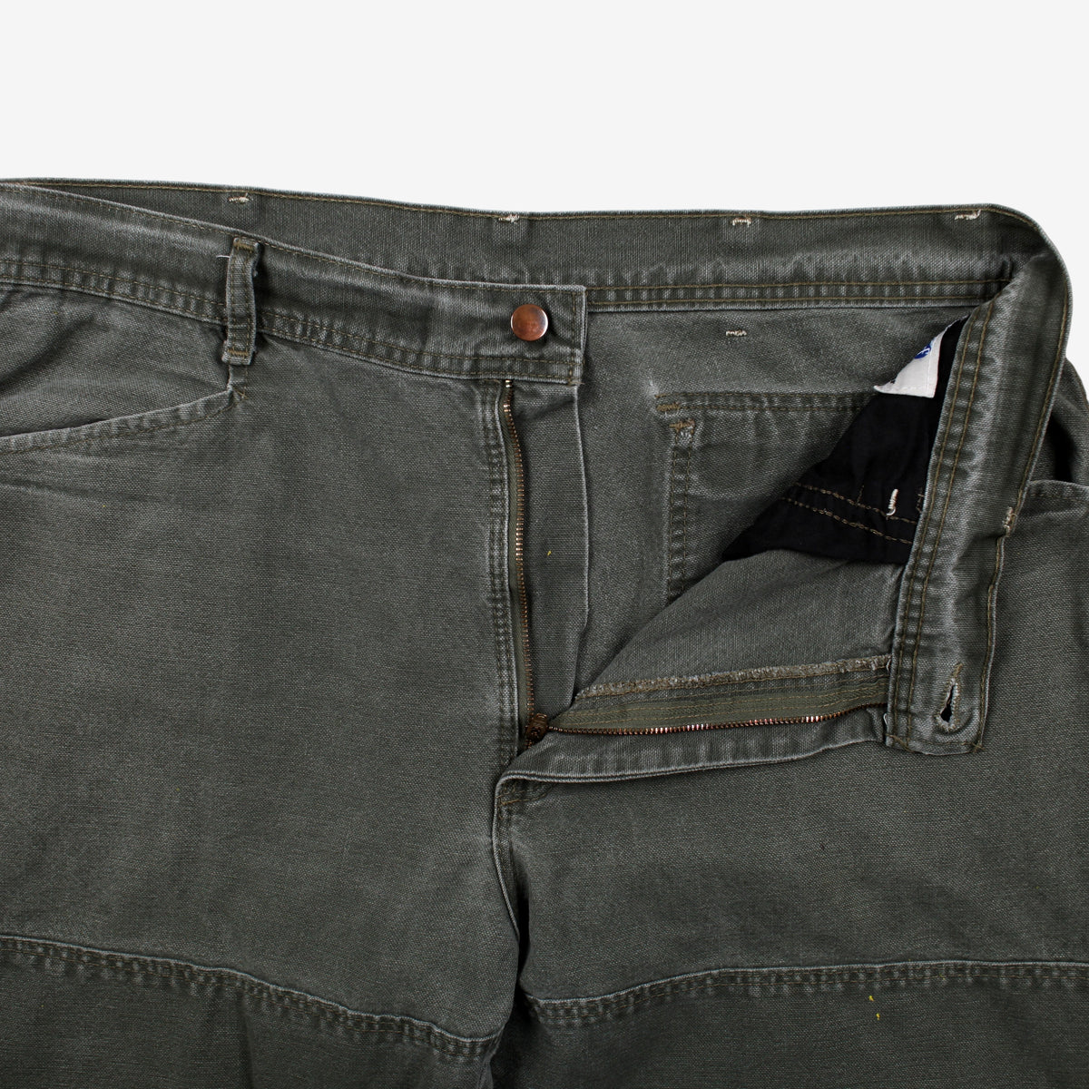 Vf Imagewear Trousers Pants 40x30 Mens Green Canvas Double Knee Utility Work