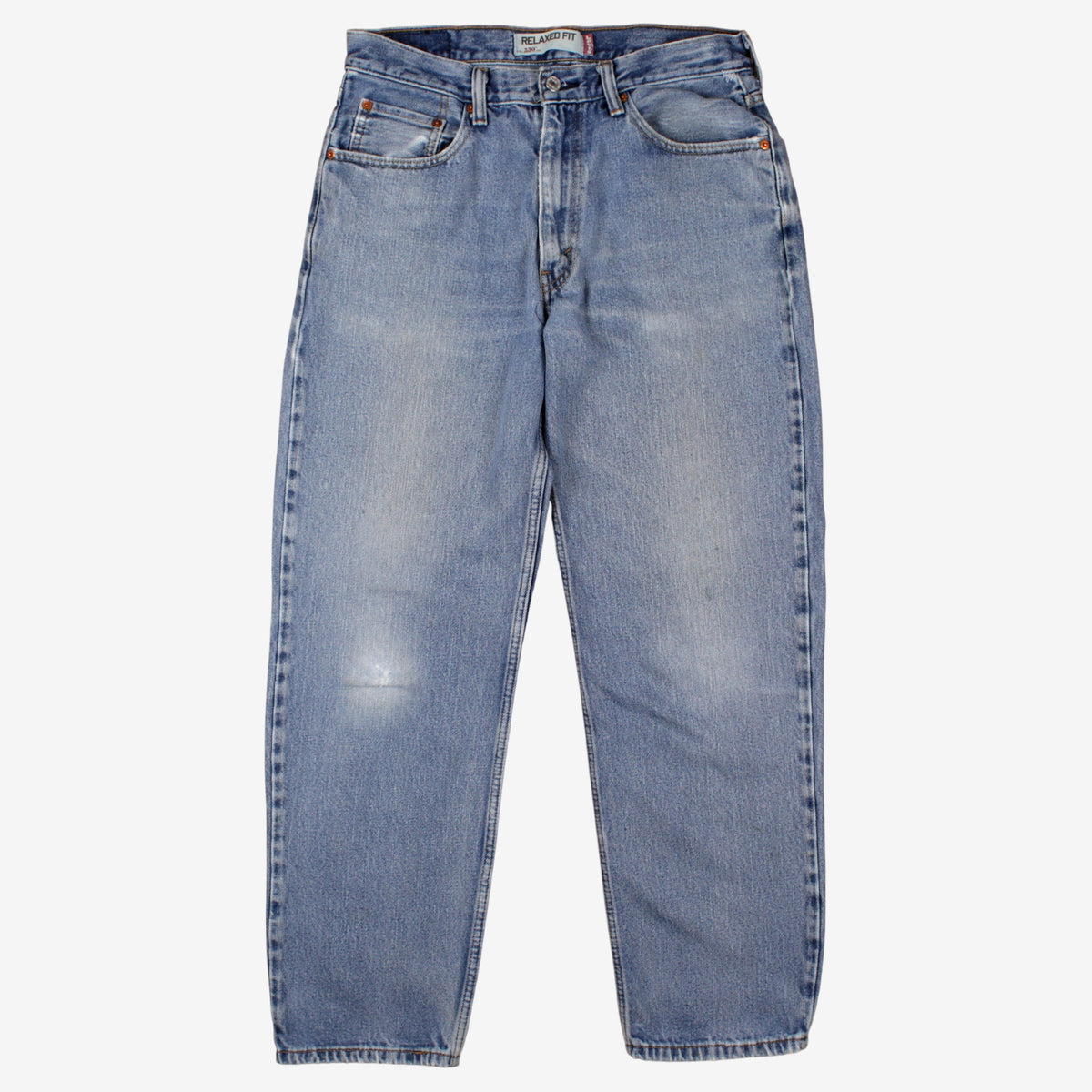 Levis 550 Jeans 34x30 Blue Relaxed Tapered Stonewash Denim