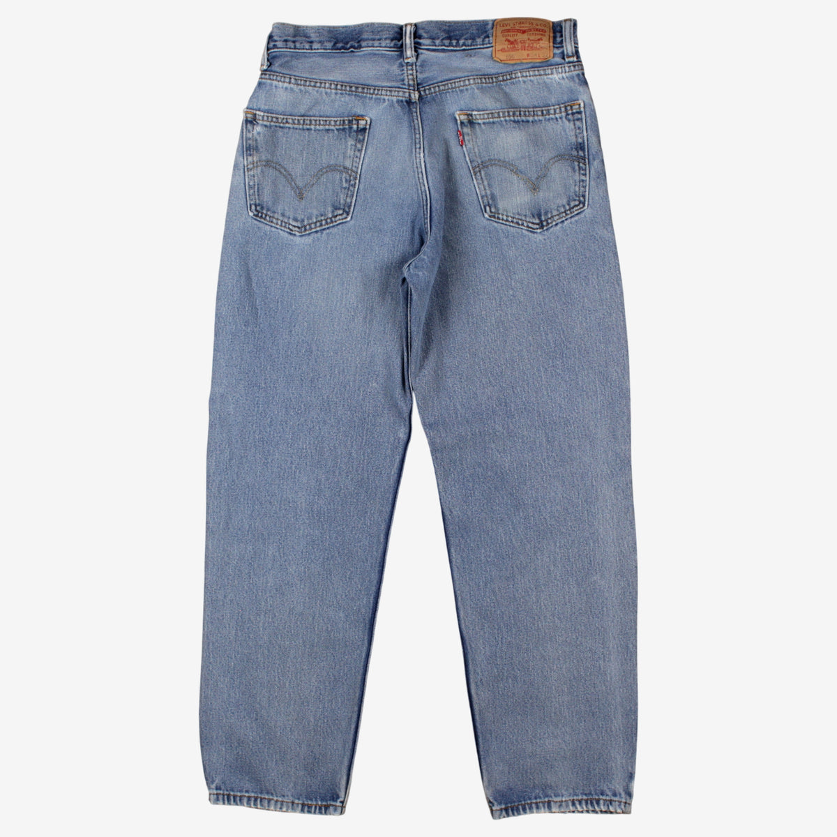Levis 550 Jeans 34x30 Blue Relaxed Tapered Stonewash Denim