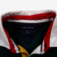 Tommy Hilfiger Rugby Shirt S Mens Green Colourblock Striped Long Sleeve Preppy