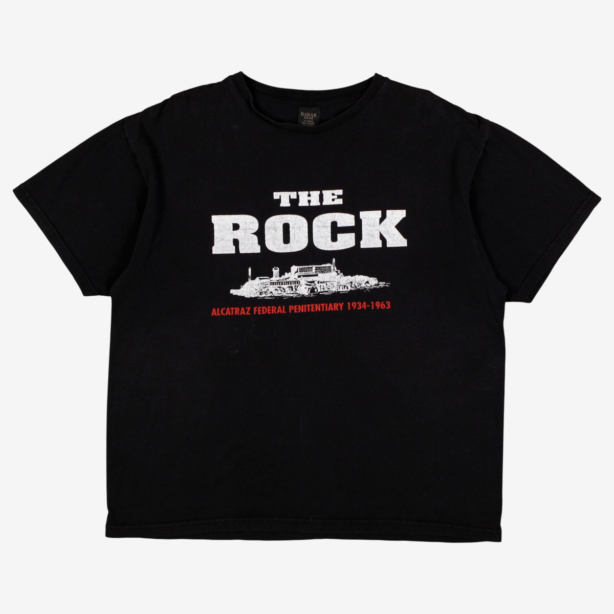 Barak Gear Alcatraz T-Shirt XL Mens The Rock Graphic San Francisco Souvenir