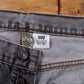 Levis 501 Jeans 36x30 Grey Regular Straight Stonewash Button Fly Denim