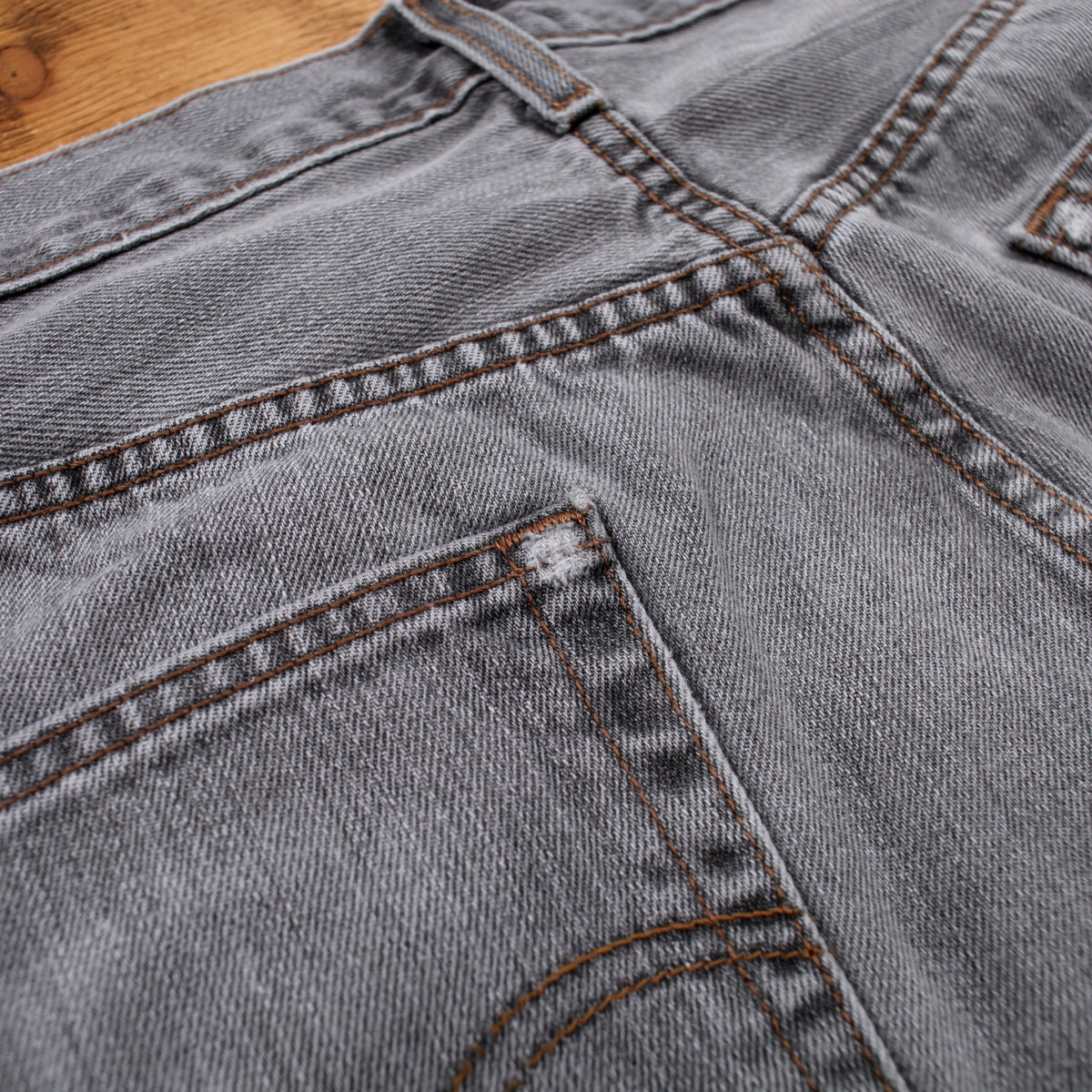 Levis 501 Jeans 36x30 Grey Regular Straight Stonewash Button Fly Denim