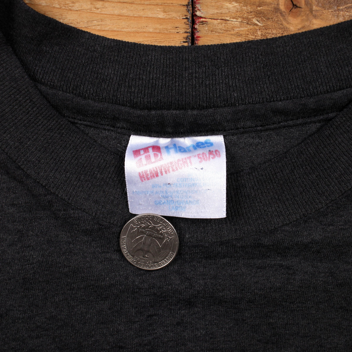 Vintage Hanes T-Shirt L Mens 90s Grey Florida Manatees 50/50 Single Stitch