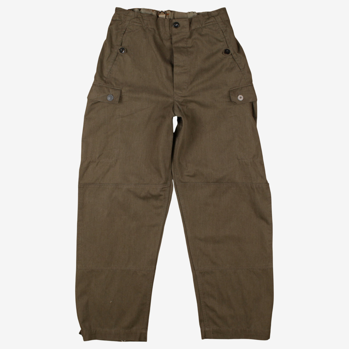 Vintage German Military Trousers Pants 30x30 Mens Green Cargo Combat Field