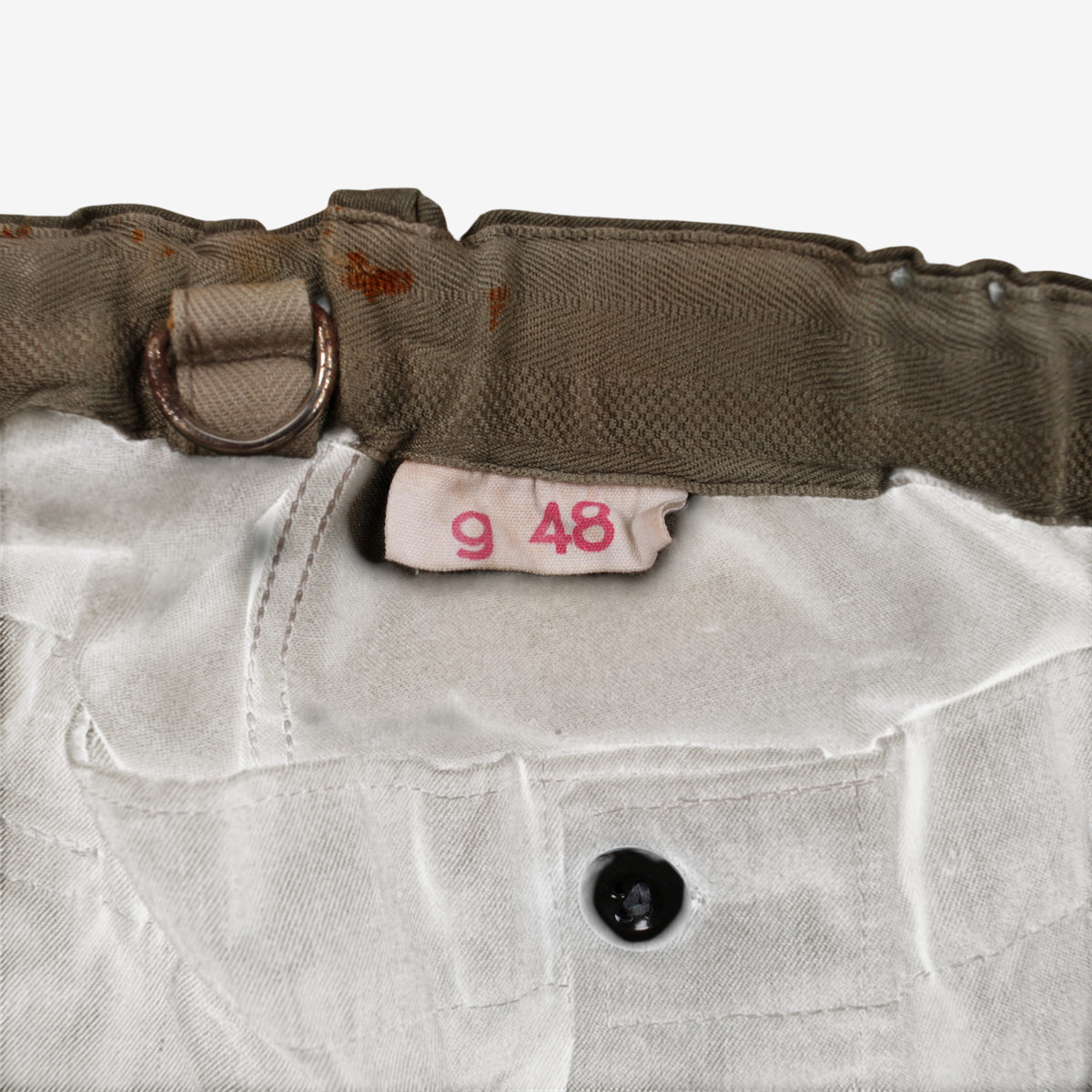 Vintage German Military Trousers Pants 30x30 Mens Green Cargo Combat Field