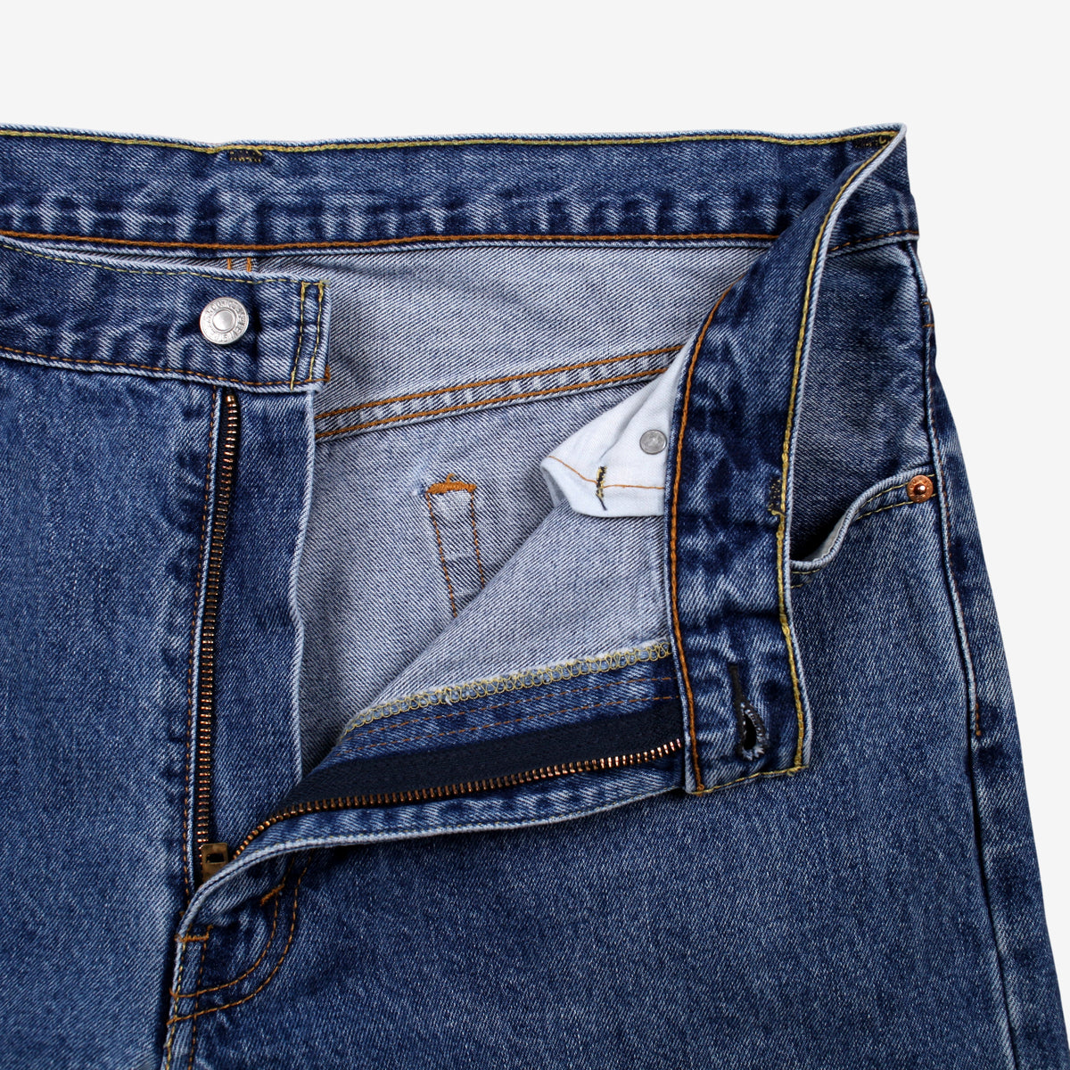 Levis 550 Jeans 36x32 Blue Relaxed Mid Stonewash Tapered Denim