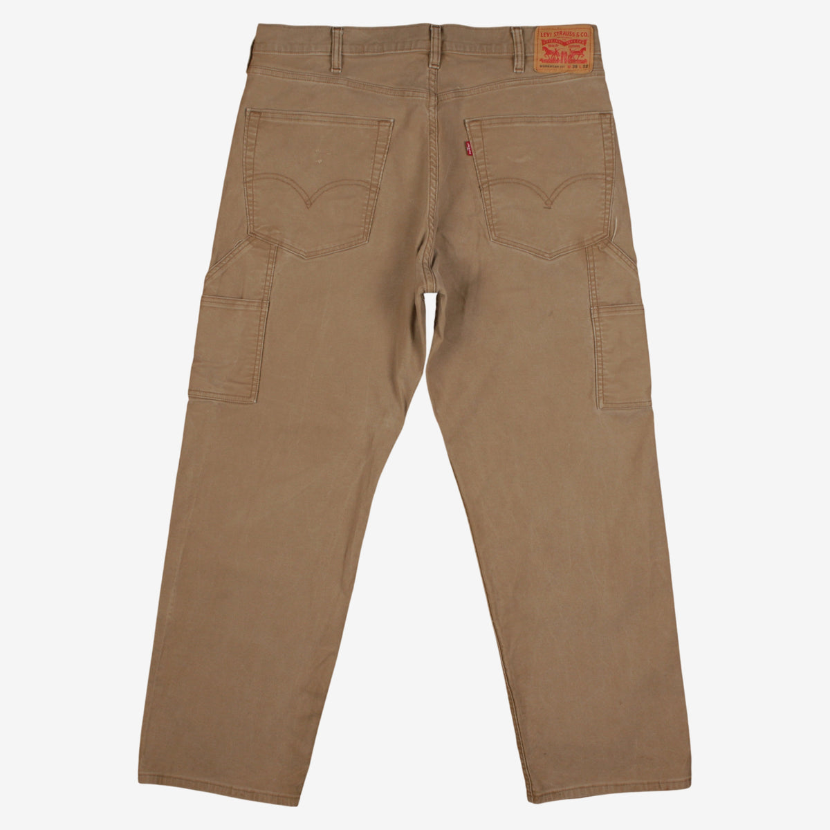 Levis Carpenter Jeans 36x30 Beige Cotton Workwear Straight Workwear Denim