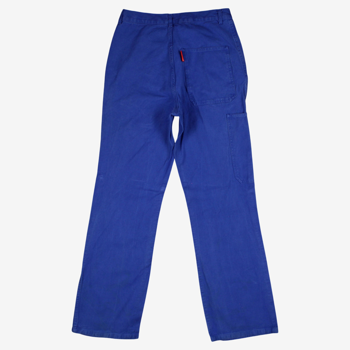French Workwear Chore Trousers Pants 28x30 Mens Blue Work Straight Utility