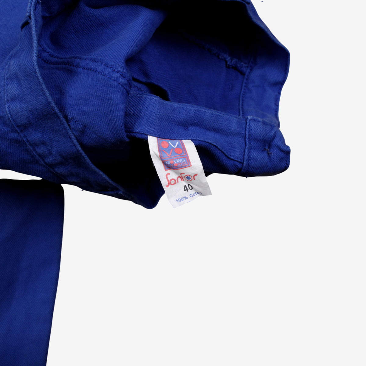 French Workwear Chore Trousers Pants 28x30 Mens Blue Work Straight Utility