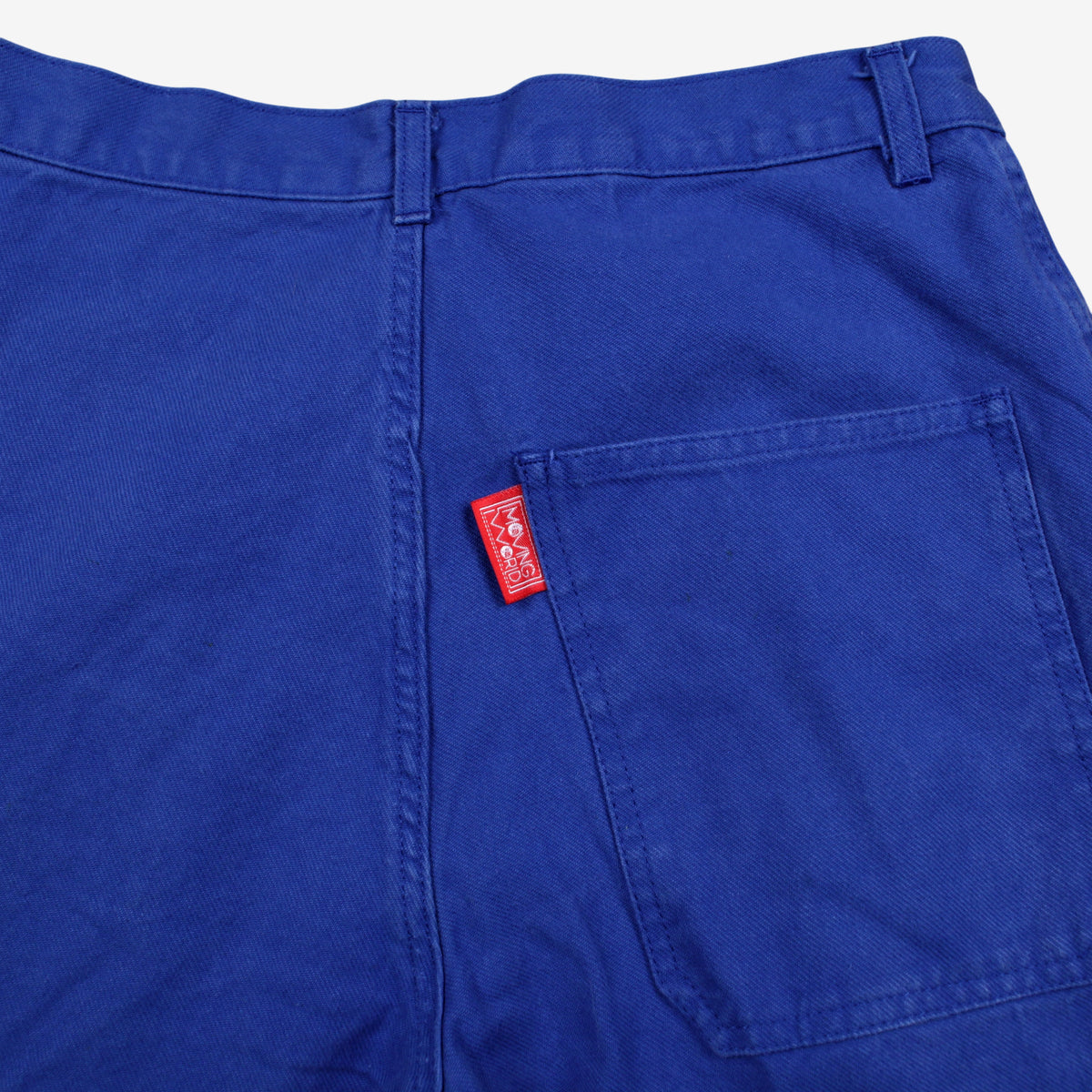 French Workwear Chore Trousers Pants 28x30 Mens Blue Work Straight Utility