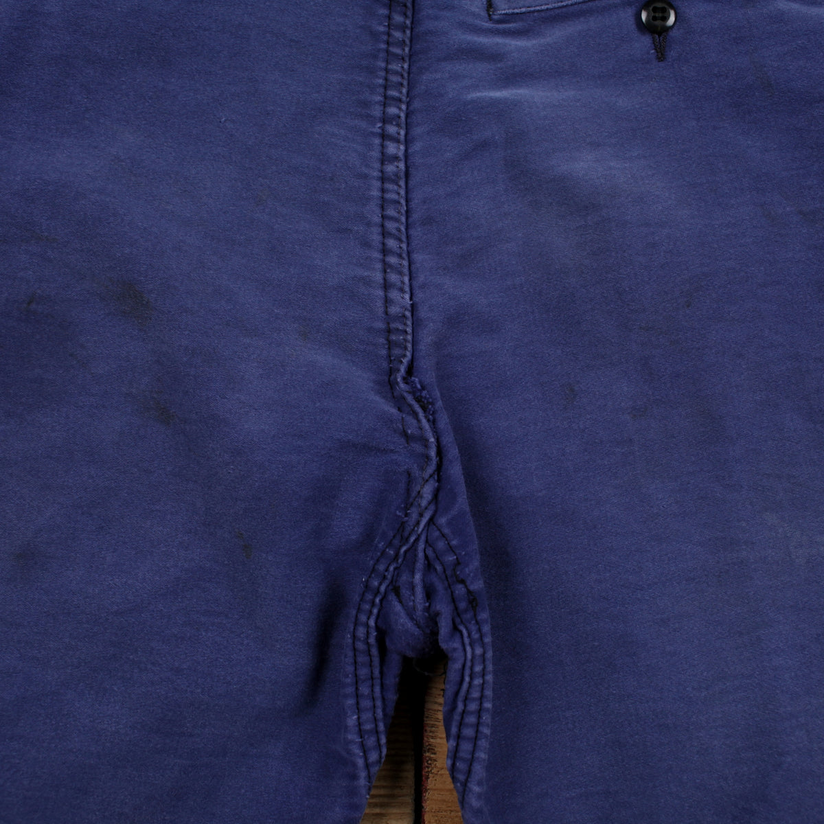 Vintage Adolphe Lafont French Workwear Trousers Pants 29x30 Mens 60s Moleskin
