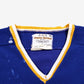 Vintage Athletic Knitwear Jersey T-Shirt 44 Mens 80s Blue Cazenovia Thrashed