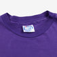 Vintage Hanes T-Shirt L Mens 90s Purple Beefy-T Long Sleeve USA Single Stitch