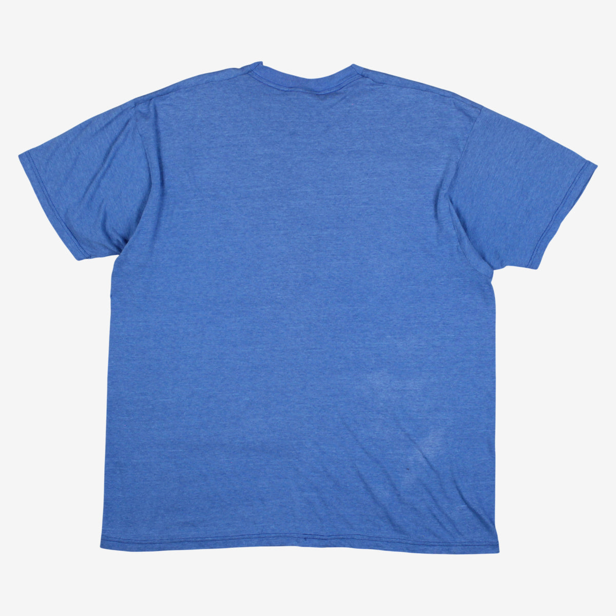 Vintage Fruit of the Loom Blank T-Shirt XL Mens 90s Pocket Blue Cotton Blend