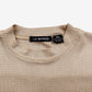 Vintage Le Monde T-Shirt 4XL Mens 90s Beige Ribbed Plain Gold