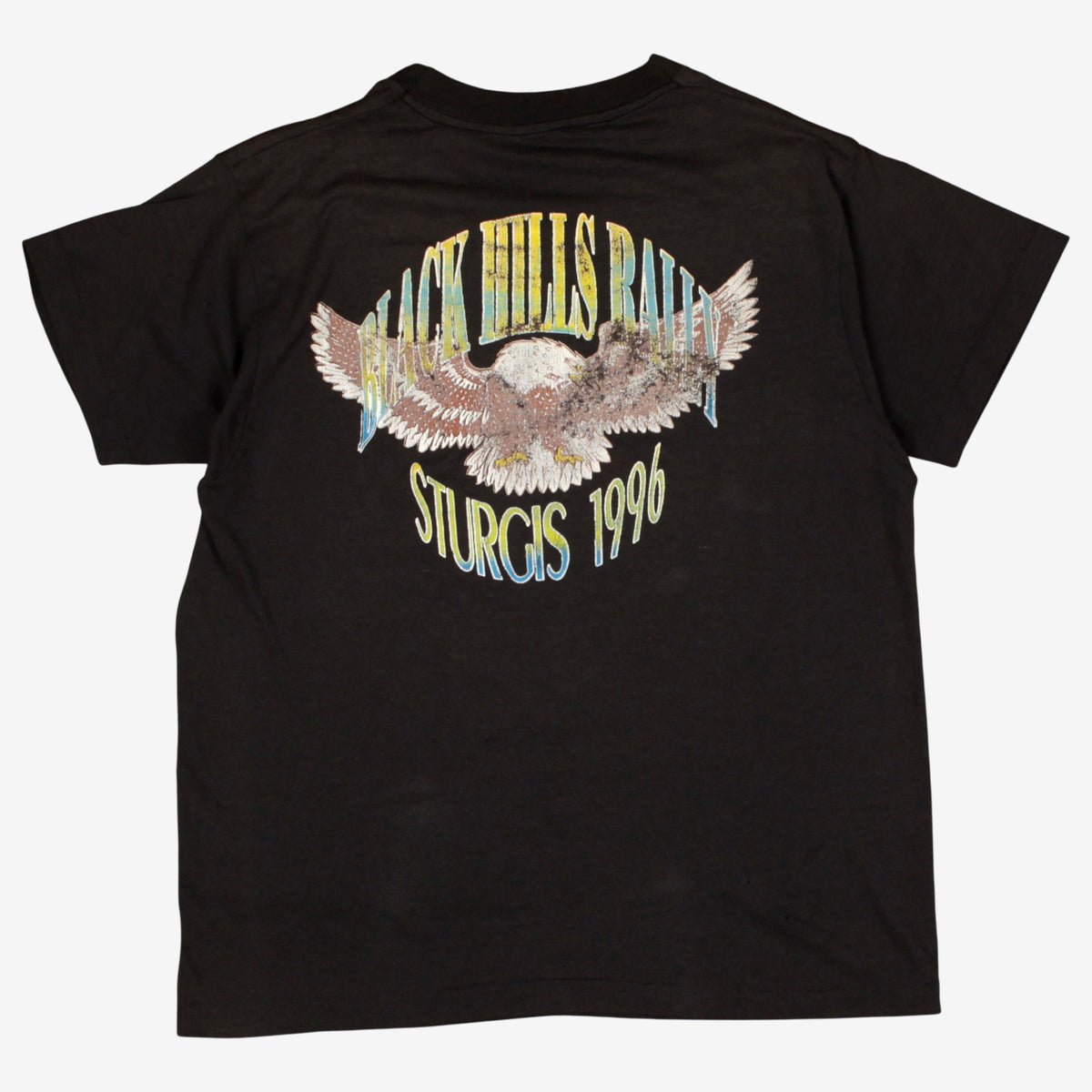 Vintage Sturgis T-Shirt M Mens 90s Black 1996 Motorcycle Single Stitch