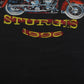 Vintage Sturgis T-Shirt M Mens 90s Black 1996 Motorcycle Single Stitch