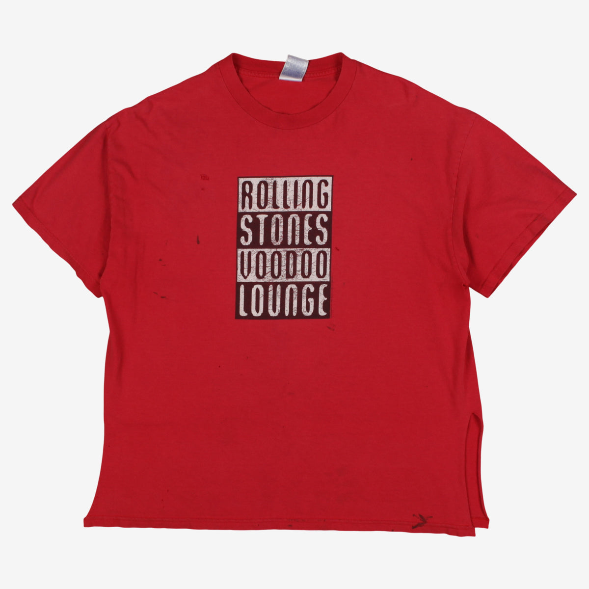 Vintage Rolling Stones T-Shirt XL Mens 90s Red Graphic Voodoo Lounge