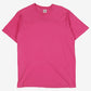 Vintage Fruit of the Loom T-Shirt L Mens 90s Blank Pink 100% Single Stitch USA