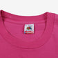 Vintage Fruit of the Loom T-Shirt L Mens 90s Blank Pink 100% Single Stitch USA