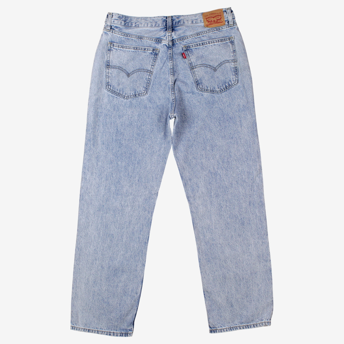 Levis Low Pro Straight Jeans 34x30 Blue Light Stonewash Red Tab Denim