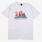 Vintage Anvil T-Shirt M Mens 90s White Cayman Islands Graphic USA Single Stitch