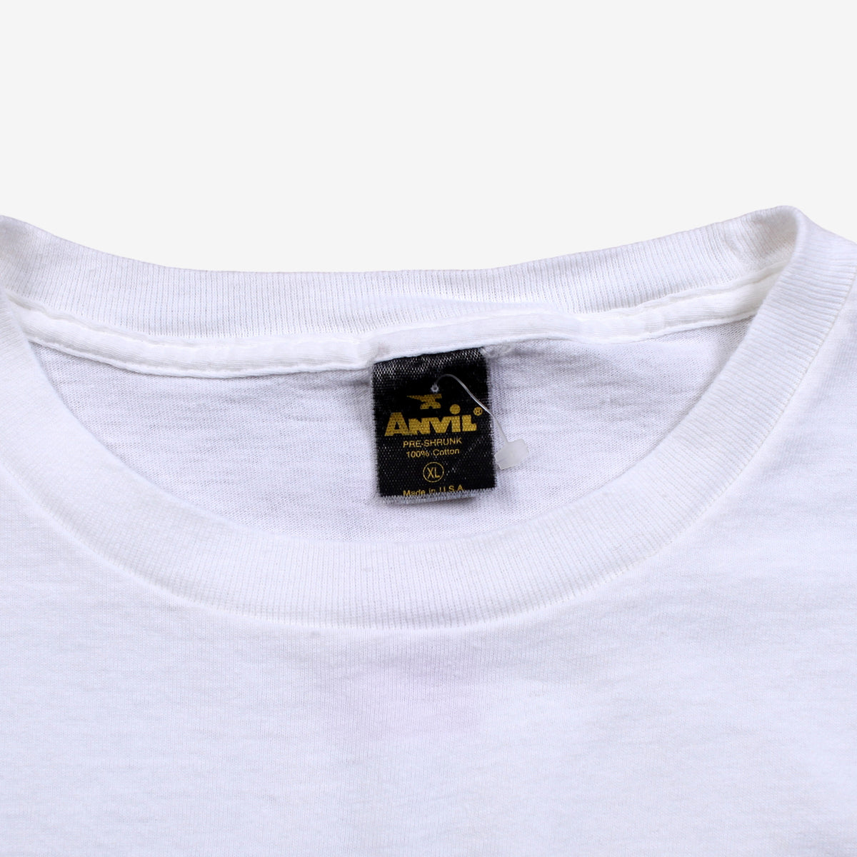 Vintage Anvil T-Shirt M Mens 90s White Cayman Islands Graphic USA Single Stitch