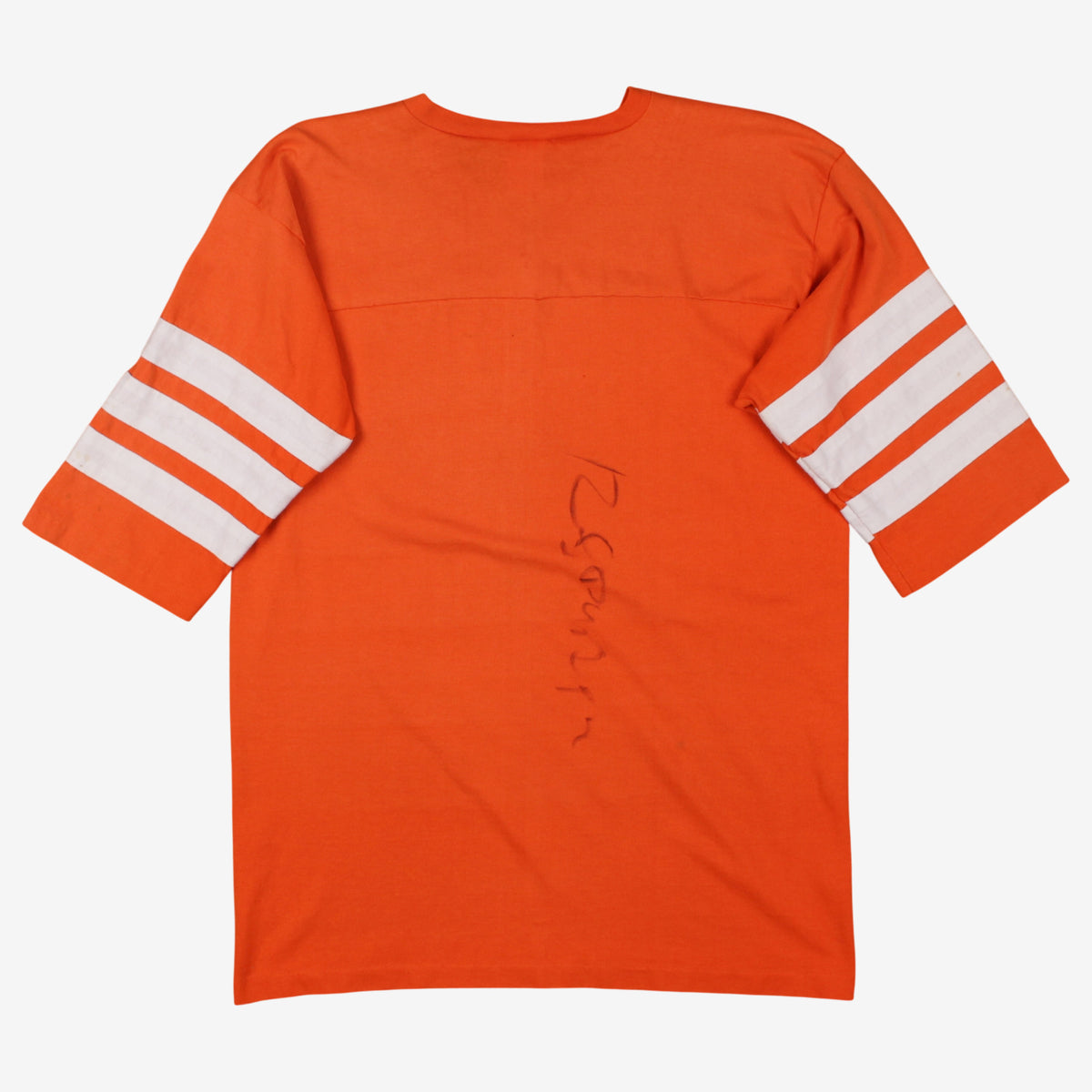 Vintage Logo 7 T-Shirt M Mens 80s Syracuse Orangemen V-Neck Single Stitch USA