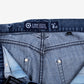 Lrg Baggy Embroidered Jeans 34x32 Mens Blue Y2k Dark Stonewash Denim
