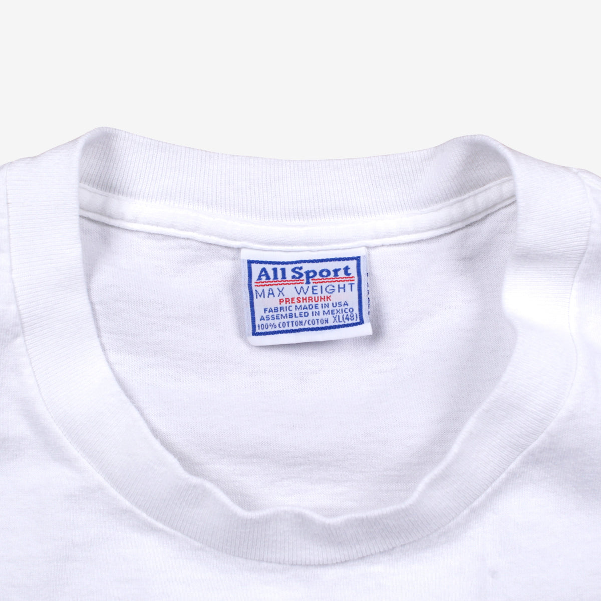 Vintage All Sport T-Shirt L Mens 90s White Las Vegas Nevada Single Stitch