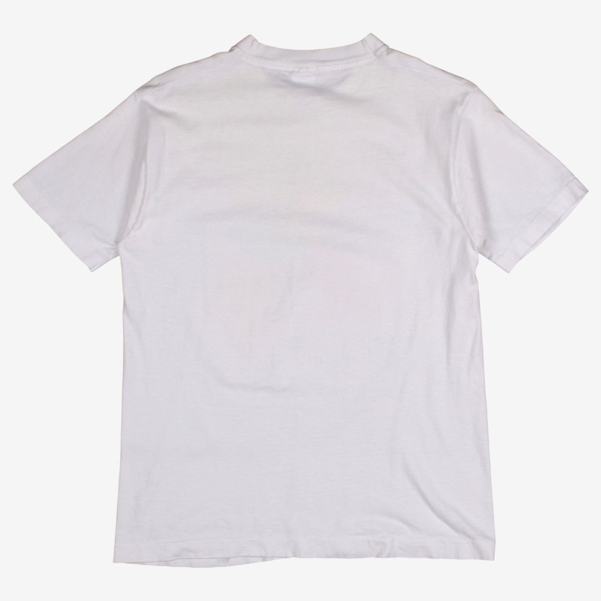 Vintage Fruit of the Loom T-Shirt M Mens 90s White 1994 Hanes Single Stitch