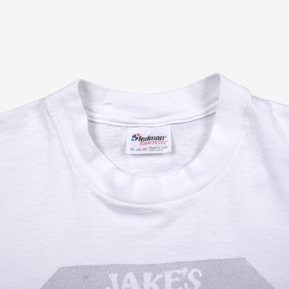 Vintage Stedman T-Shirt XL Mens 90s White Hanes Cartoon Lobsters Single Stitch