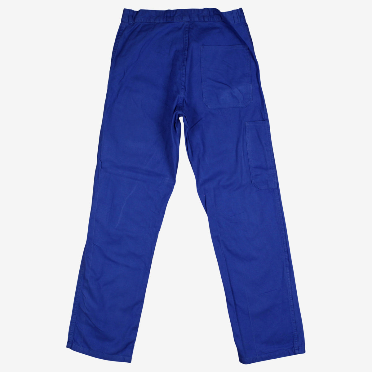 French Workwear Trousers Pants 32x32 Mens Blue Straight Utility Chore