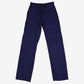 Vintage French Workwear Trousers Pants 26x32 Mens 90s Blue Button Fly Utility