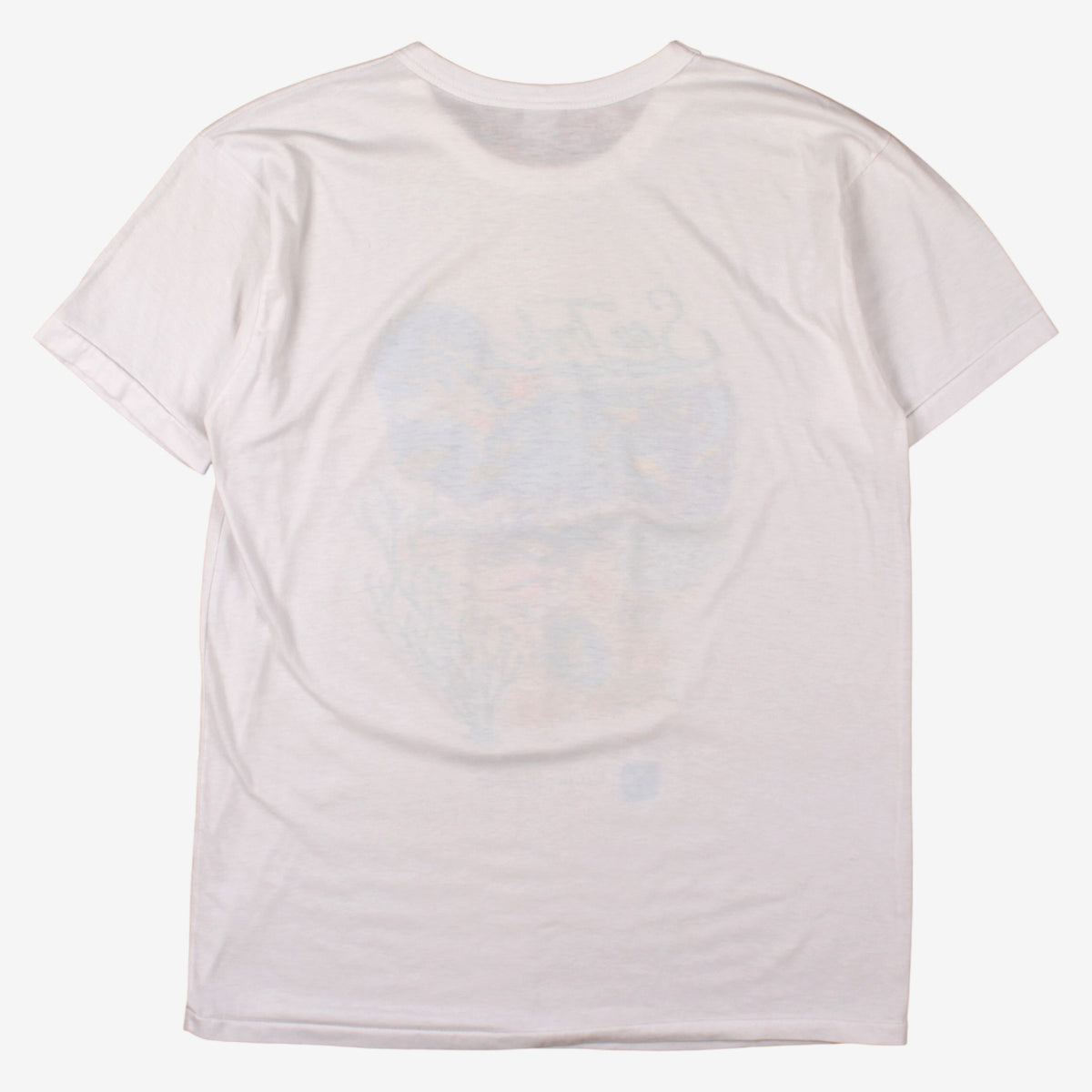 Vintage Sea-Trek T-Shirt L Mens 90s White Underwater Diving Single Stitch
