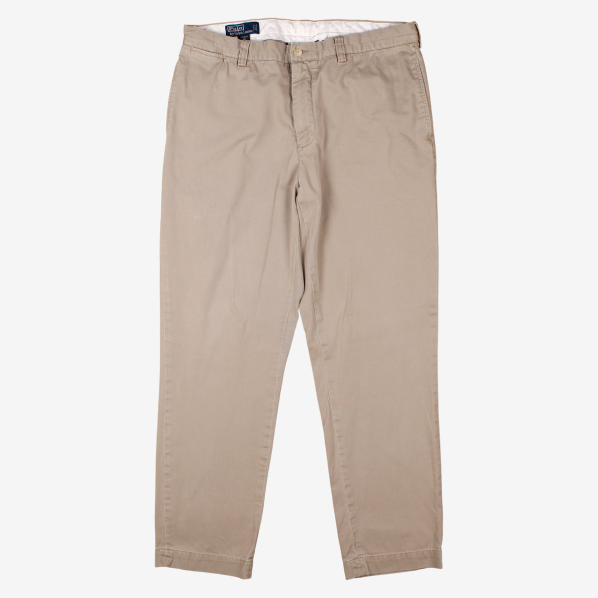 Vintage Polo By Ralph Lauren Trousers Pants 38x32 Mens Beige Chino Custom Khakis