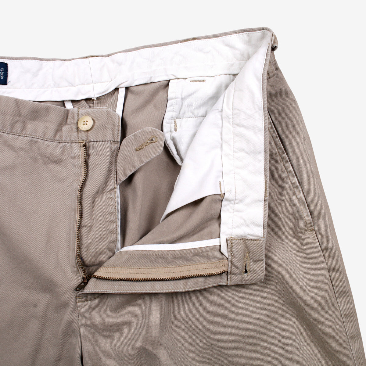 Vintage Polo By Ralph Lauren Trousers Pants 38x32 Mens Beige Chino Custom Khakis
