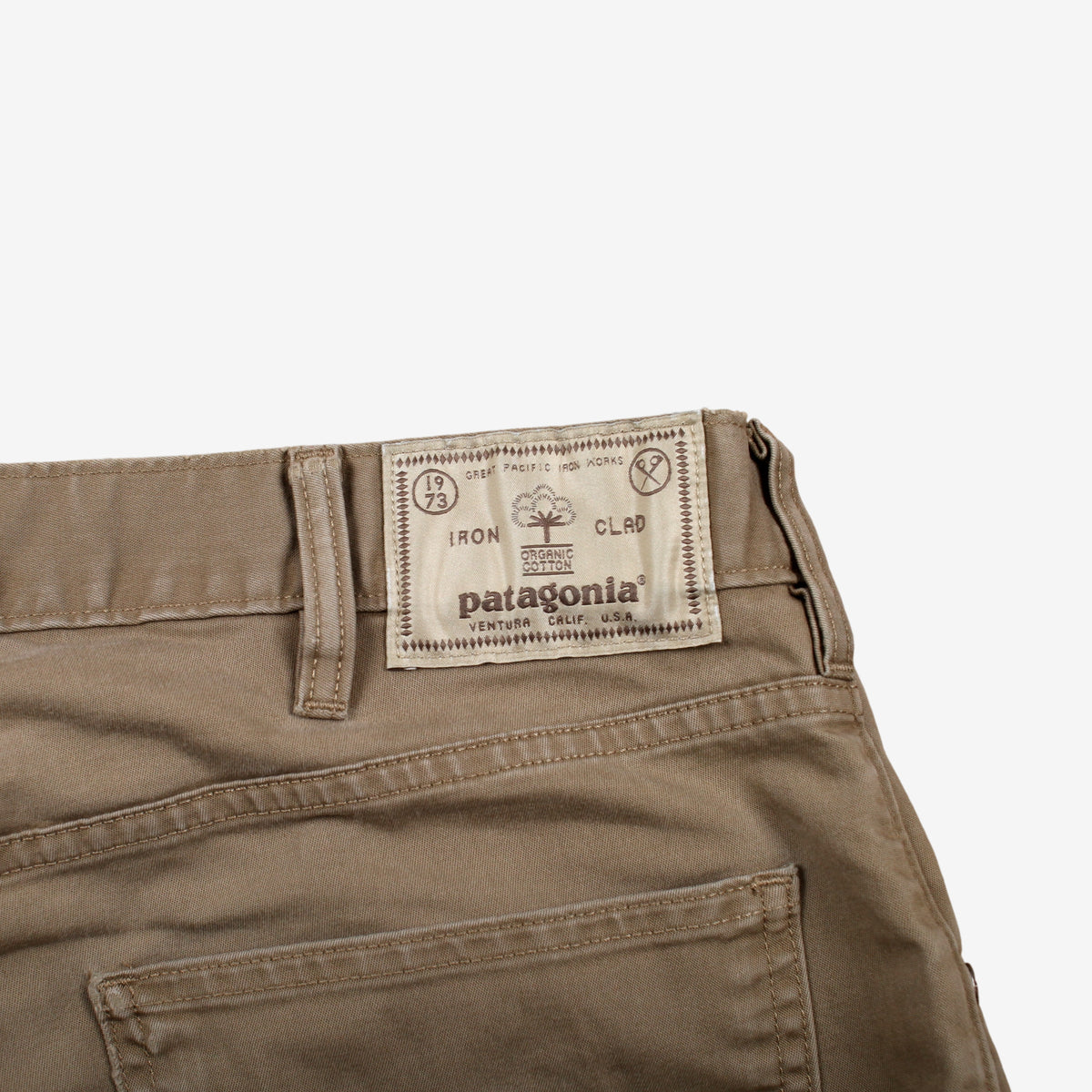 Patagonia Trousers Pants 34x26 Mens Beige Chino Straight Outdoor Altered