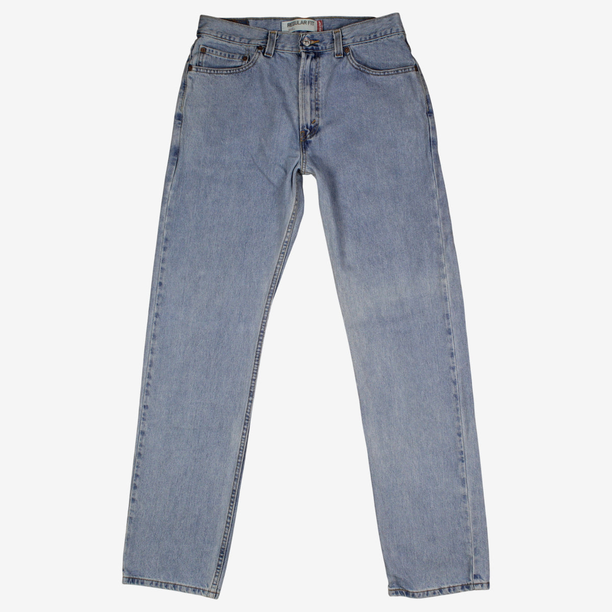 Levis 505 Jeans 32x36 Mens Blue Regular Straight Stonewash Denim