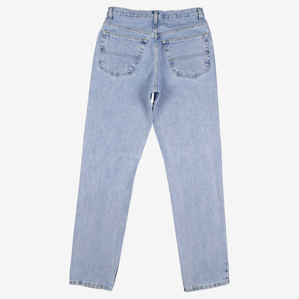 Vintage Tommy Jeans 28x32 Womens 90s Blue Straight Light Stonewash Denim