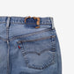 Vintage Levis 505 Jeans 38x32 80s Blue Regular Straight Light Stonewash Denim