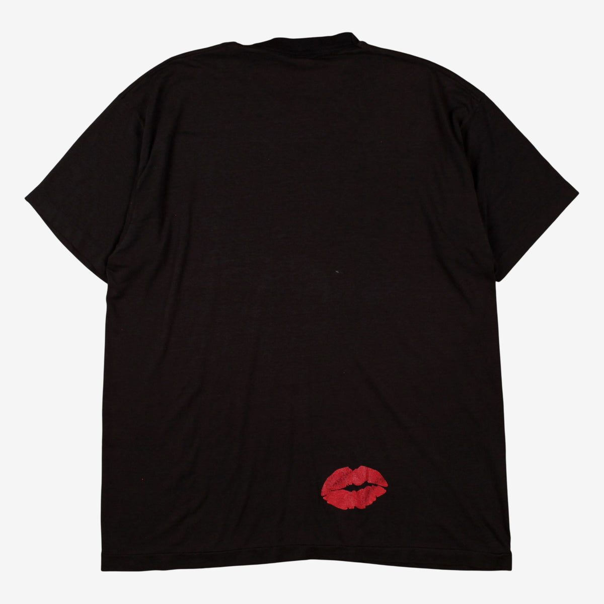 Vintage T-Shirt XL Mens 90s Black 98.7 Kiss FM Graphic Single Stitch