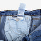 Levis 505 Jeans 32x32 Mens Blue Regular Straight Light Stonewash Red Denim