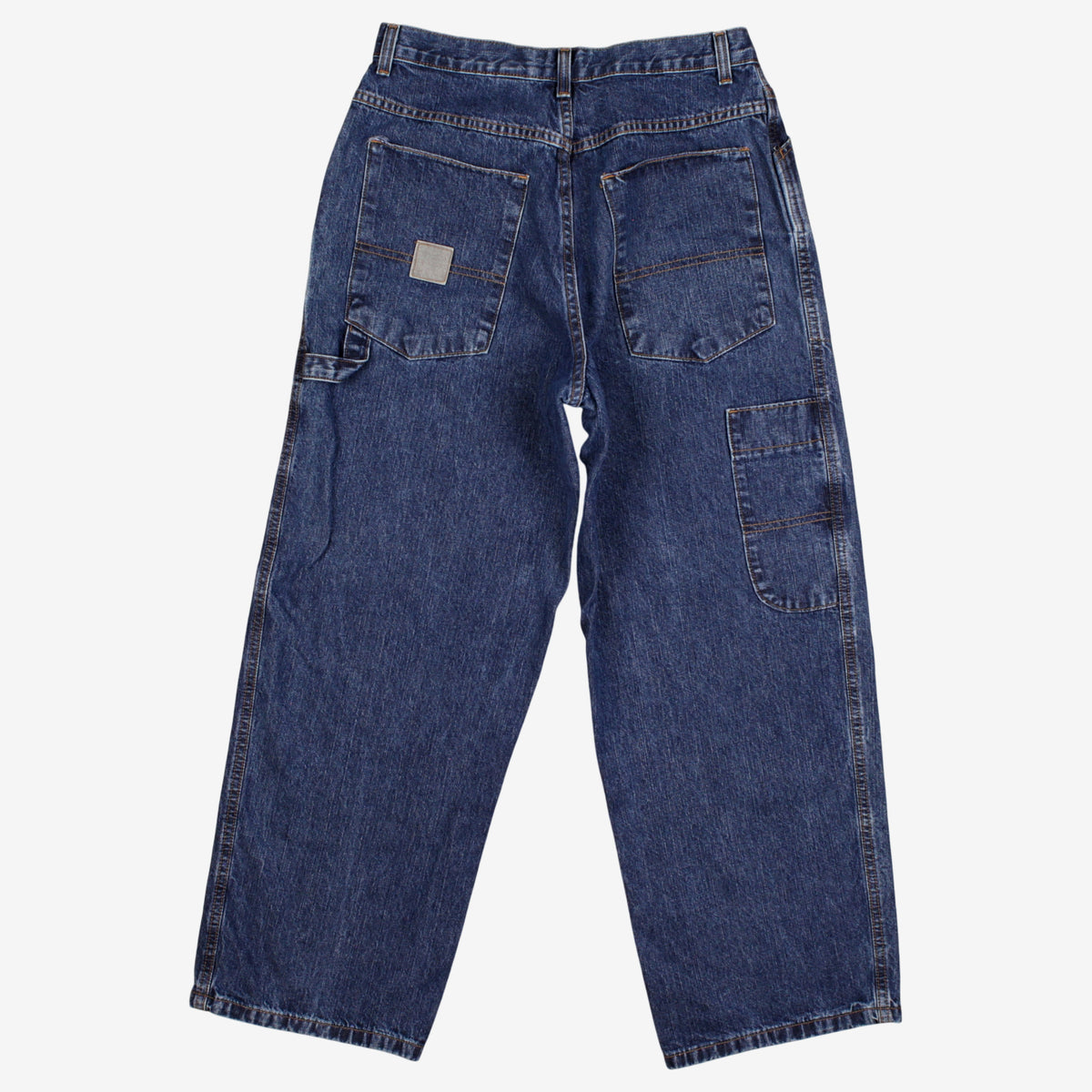 Old Navy Carpenter Jeans 28x28 Womens Blue Wide Stonewash Denim