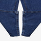 Old Navy Carpenter Jeans 28x28 Womens Blue Wide Stonewash Denim